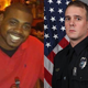 Jocques Clemmons and Officer Joshua Lippert/The Tennessean